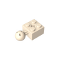 GDS-976 - Technic Brick Modified 2 x 2 with Ball and Axle Hole, with 6 Holes in Ball