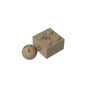 GDS-976 - Technic Brick Modified 2 x 2 with Ball and Axle Hole, with 6 Holes in Ball