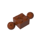 GDS-977 - Technic Brick Special 2 x 2 with 10.2mm Balls with Holes and Axle Hole