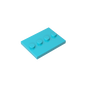 GDS-980 - Plate Special 3 x 4 with 1 x 4 Center Studs [Plain]