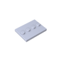 GDS-980 - Plate Special 3 x 4 with 1 x 4 Center Studs [Plain]