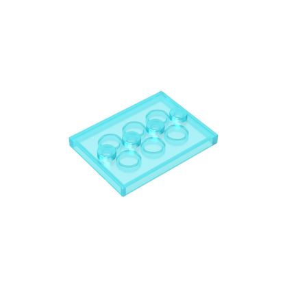 GDS-980 - Plate Special 3 x 4 with 1 x 4 Center Studs [Plain]