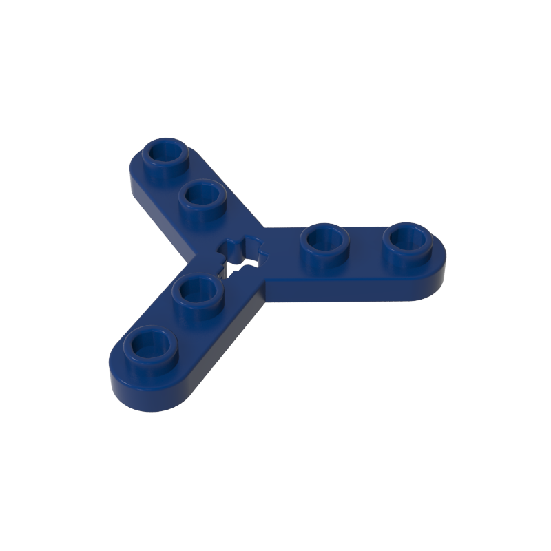 GDS-983 - Technic Plate Rotor 3 Blade with Smooth Ends and 6 Studs (Propeller)