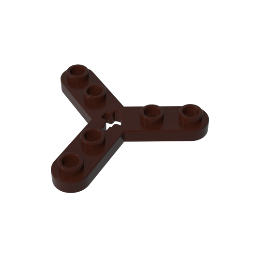 GDS-983 - Technic Plate Rotor 3 Blade with Smooth Ends and 6 Studs (Propeller)