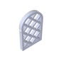 GDS-989 - Window 1 x 2 x 2 2/3 Pane Lattice Diamond with Rounded Top