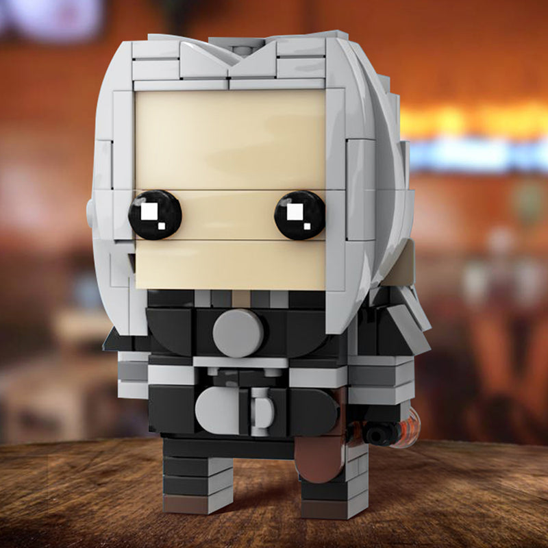 MOC-96298 Geralt of Rivia Brickheadz MOC - Netflix The Witcher