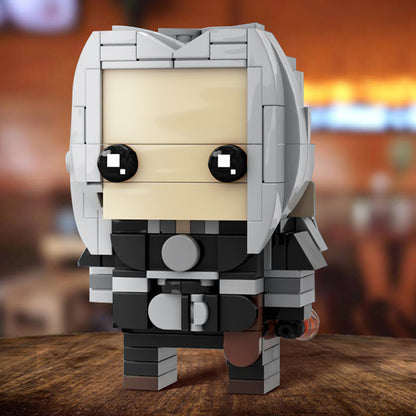 MOC-96298 Geralt of Rivia Brickheadz MOC - Netflix The Witcher