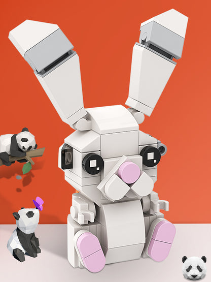 Moon Rabbit Plush Toy - Brickheadz Size
