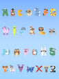 Letter series - animal letters