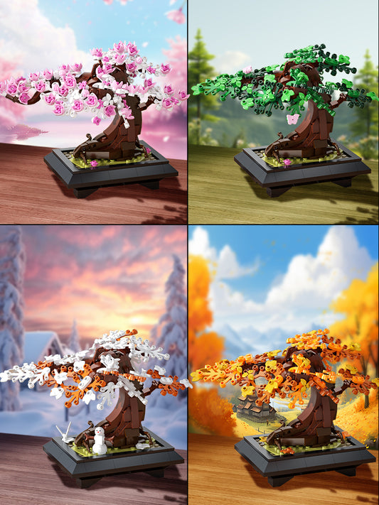 four seasons potted plants creative series¡ªFour season bonsai (design)