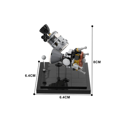 MOC-73463 Apollo 13 Diorama ¨C CSM 'Odyssey' & LM 'Aquarius' [1:110 scale]