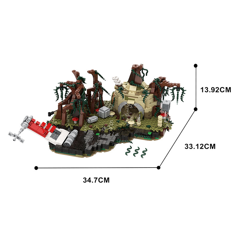 MOC-19522Dagobah playset