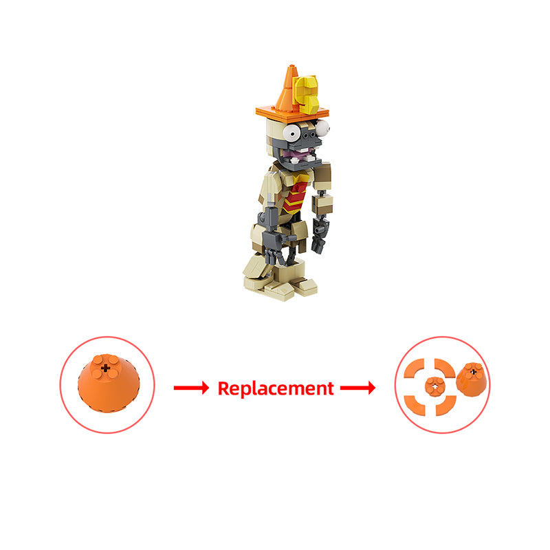 MOC-156415 PVZ 2 Conehead mummy– MOC Brick Store
