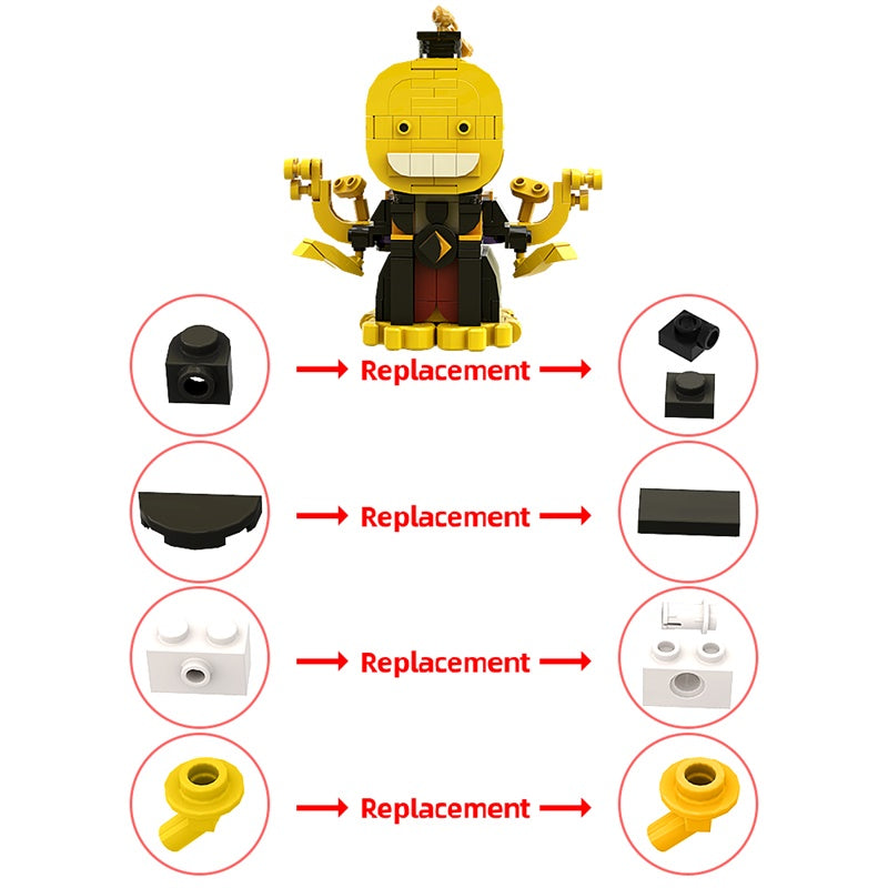 MOC-156637 Koro-sensei - Assassination Classroom BrickHeadz– MOC