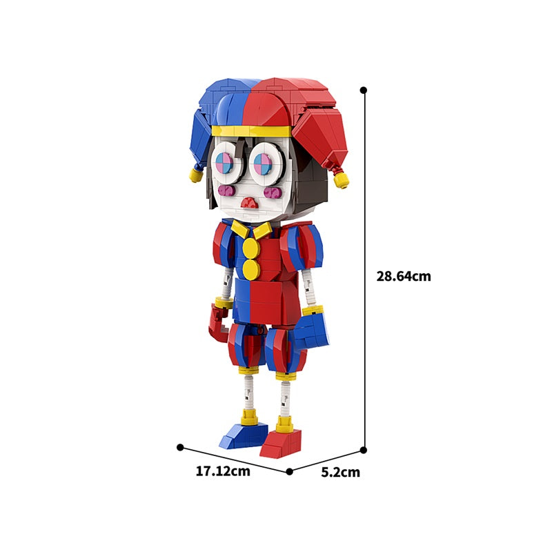 Pomni (Big) (Design) ¨C Crazy Digital Circus– MOC Brick Store