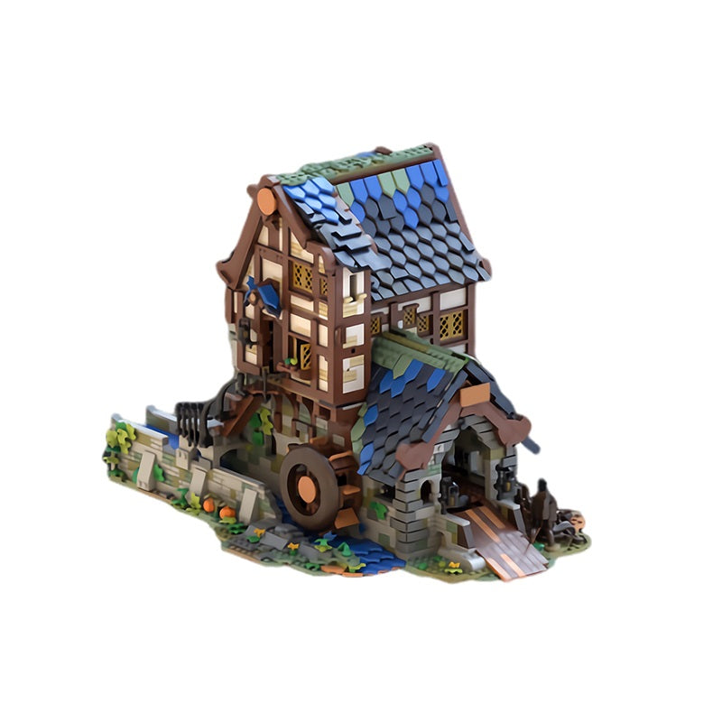 MOC-173041 Medieval Sawmill - Double 21325 Medieval Blacksmith Alternative Build