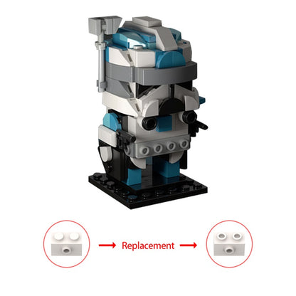 MOC-180062 Lieutenant Crash Brickheadz