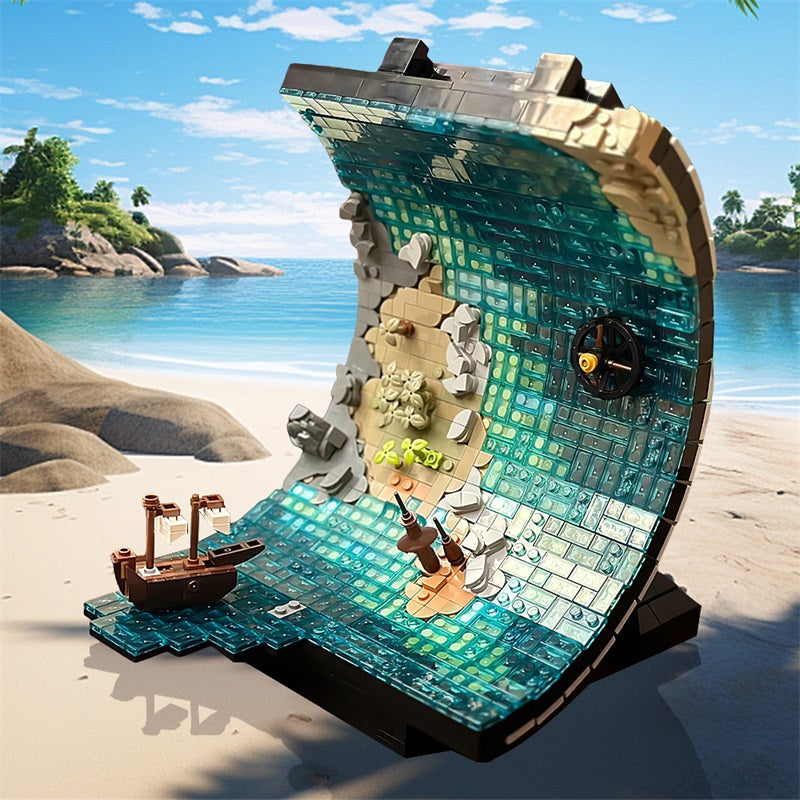 Roll it up!Sea surface