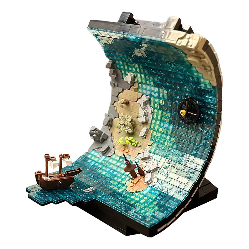 Roll it up!Sea surface
