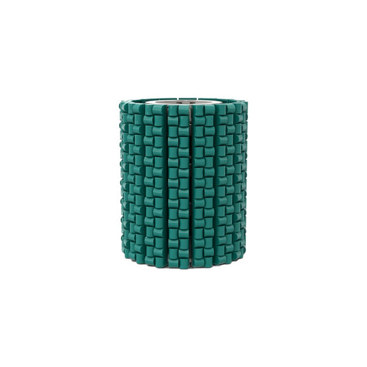 MOC-18207 Smal an Roun Turquois Flowe Vase