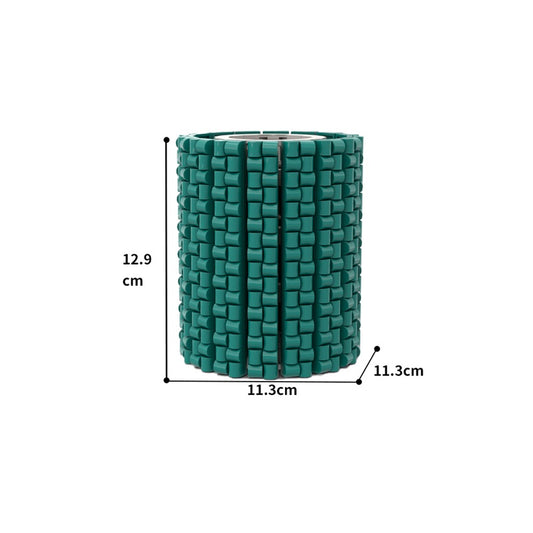 MOC-18207 Smal an Roun Turquois Flowe Vase