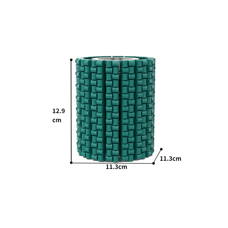 MOC-182078 Small and Round Turquoise Flower Vase