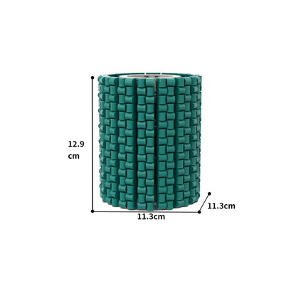 MOC-182078 Small and Round Turquoise Flower Vase