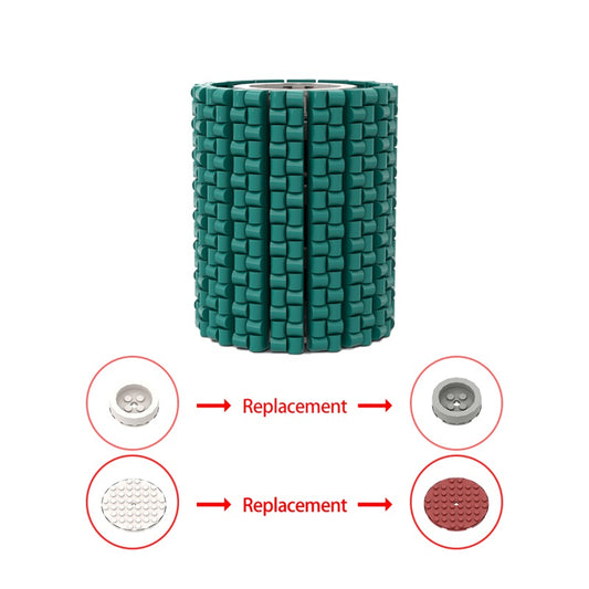 MOC-18207 Smal an Roun Turquois Flowe Vase