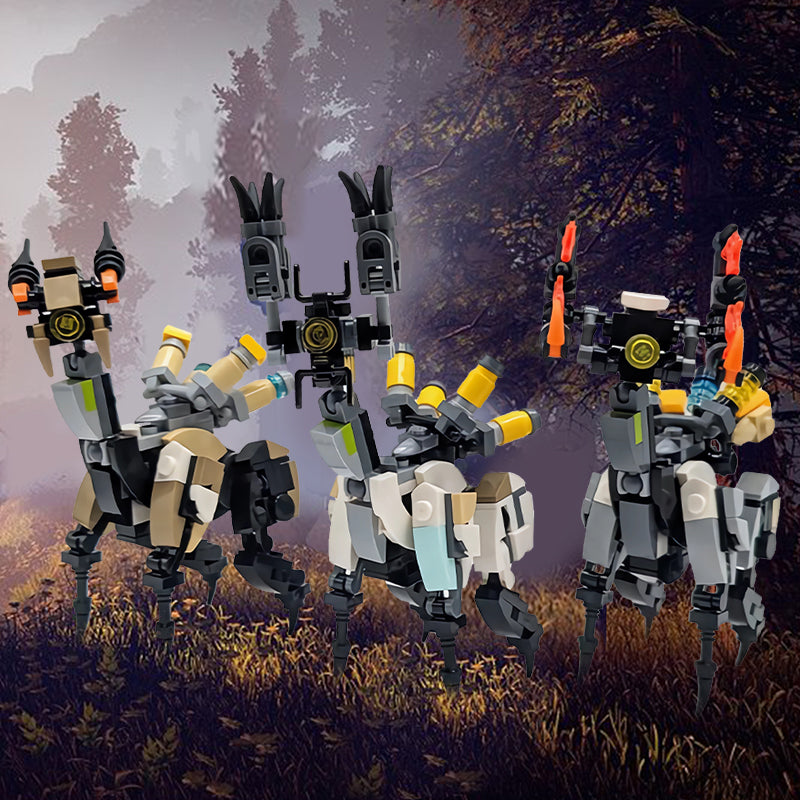 MOC-184406 Grazer, Lancehorn, and Fanghorn: Horizon– MOC Brick Store