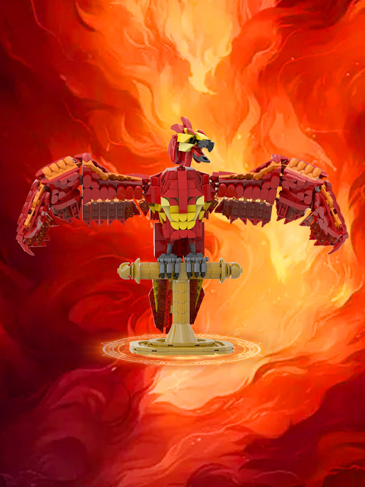 harry otter Fawkes Harry Potter Fire Phoenix Fox (design)– MOC