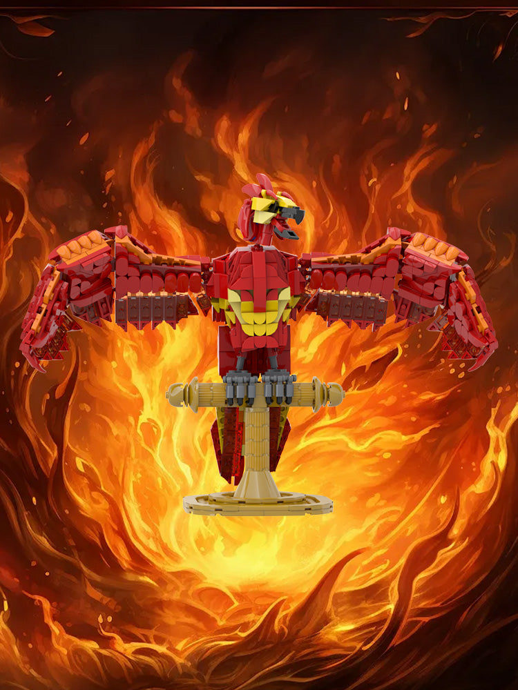 harry otter Fawkes Harry Potter Fire Phoenix Fox (design)– MOC