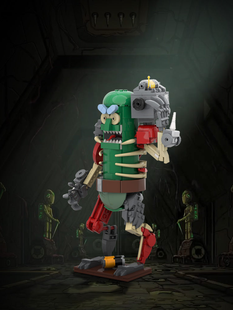 Cucumber Warrior (Design) Rick and Morty Mr. Pickles