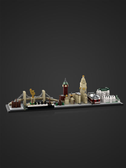 MOC-199709 New York City Skyline 1900's