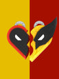MOC-183939  Deadpool & Wolverine Friendship Necklace