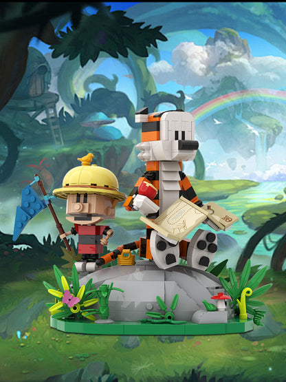 Calvin and Hobbes Grass Edition Calvin and Hobbes (Design) - Tiger Jump