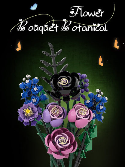 Cool color flower (design)