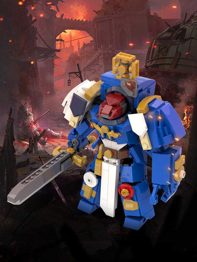 Warhammer 40,000 プラモデル 未組立 MOC-195931 Terminator Captain Warhammer40k mech robot– MOC Brick Store