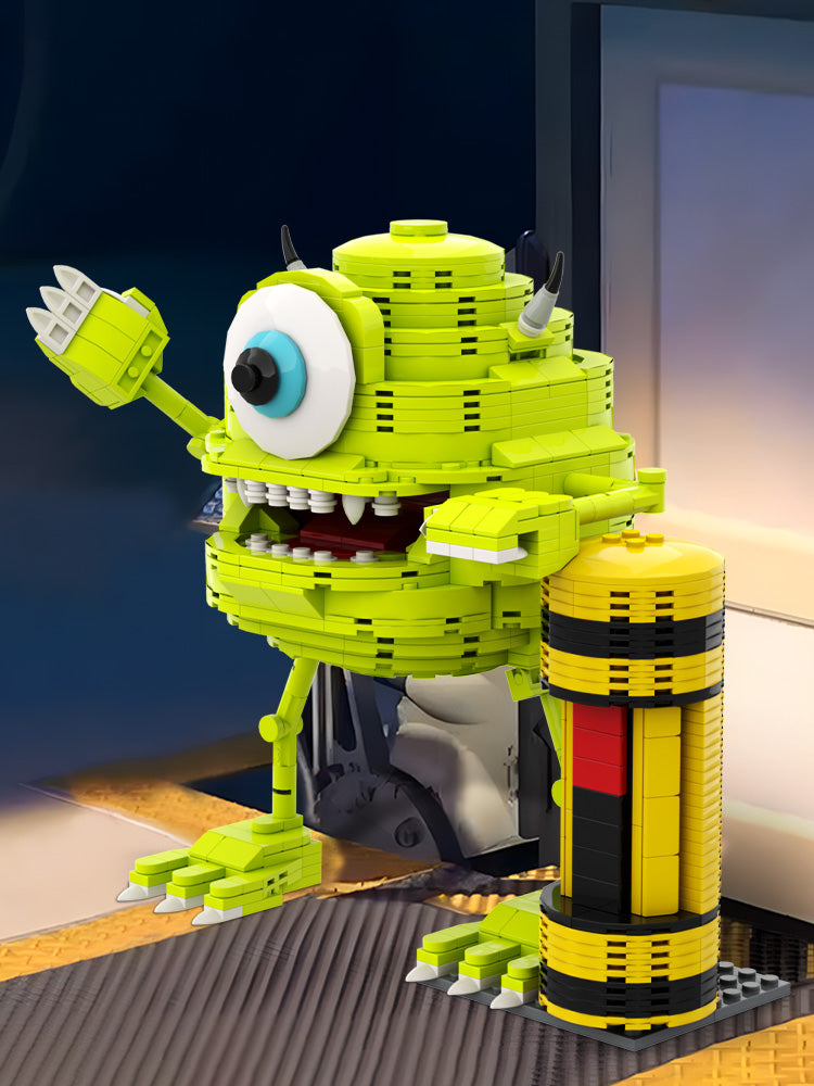 monsters inc lego set Monsters Mike Wazowski– MOC Brick Store