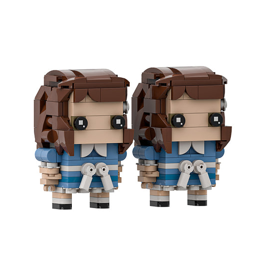 Shining Twins - Two Square Heads (Design)