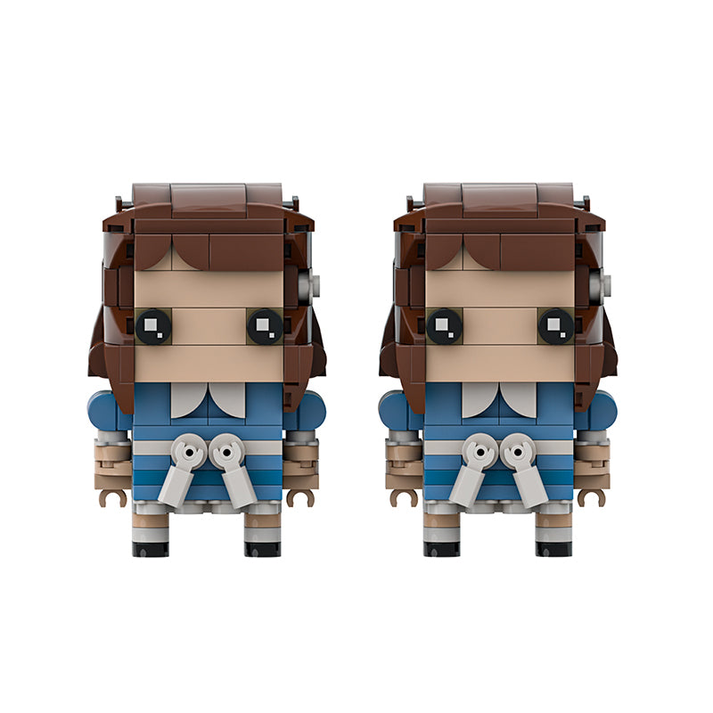 Shining Twins - Two Square Heads (Design)