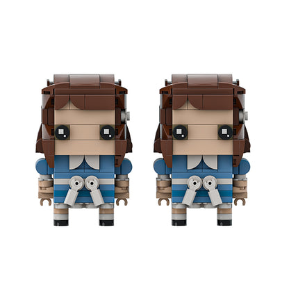 Shining Twins - Two Square Heads (Design)