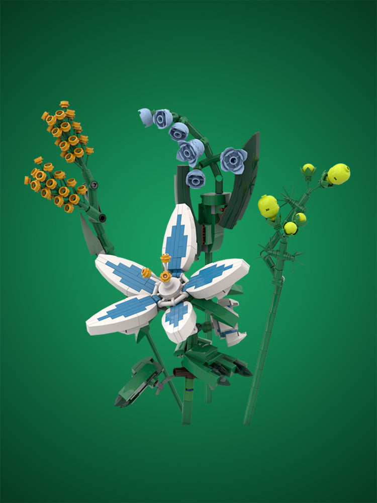 MOC-215991 Zelda Flower Collection– MOC Brick Store