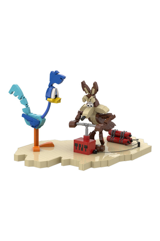 MOC-214247 Roadrunner and Wile E Coyote