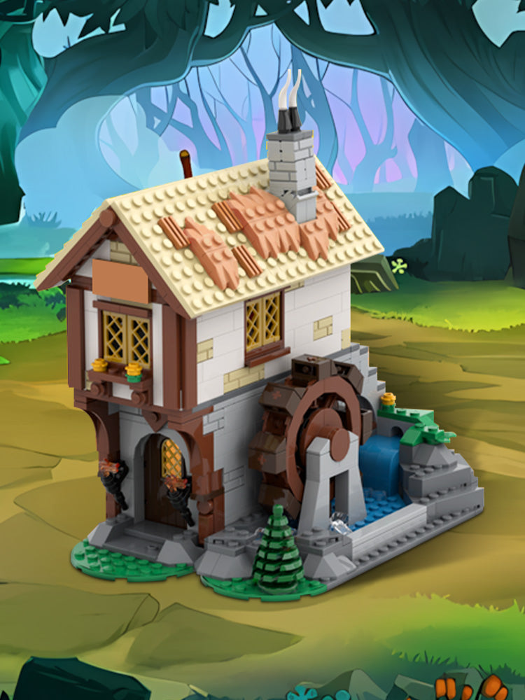 MOC-182367 Medieval Town Square Blacksmith - 10332 Castle