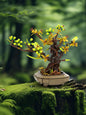 Potted apricot bonsai (design)