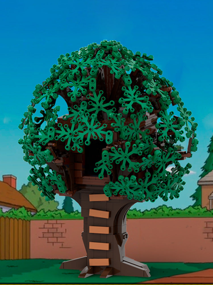 simpsons house plant MOC-220588 Bart's Treehouse