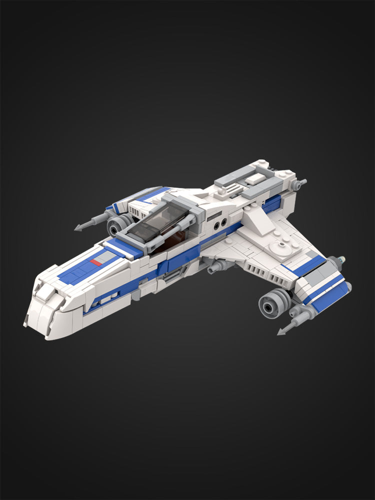 MOC-220289 E WING - Minifigure Scale