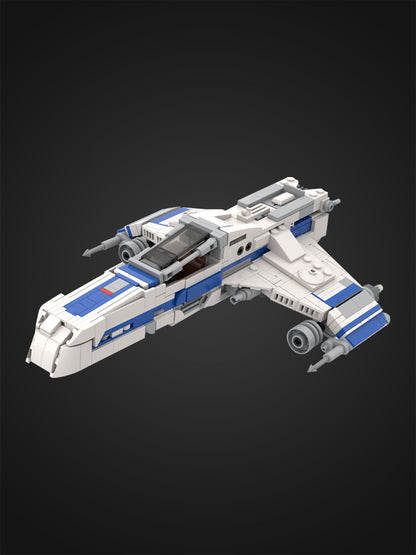 MOC-220289 E WING - Minifigure Scale