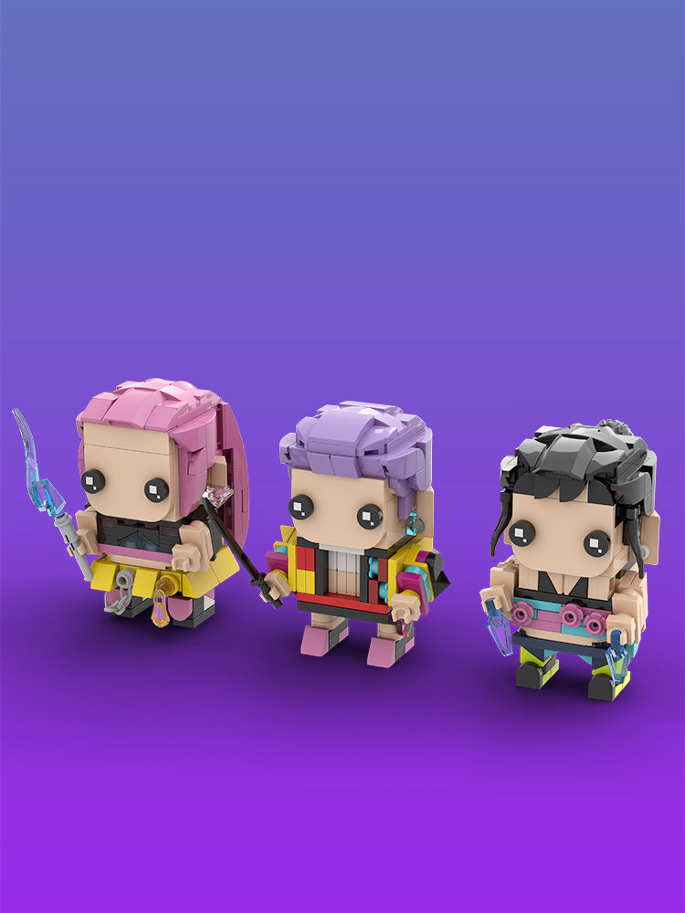 Witch Hunter Group - Mira, Zoe, Rumi (design)– MOC Brick Store