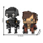 MOC-224585 Cassian Andor & K2SO Brickheadz LEGO MOC - Andor & Rogue One